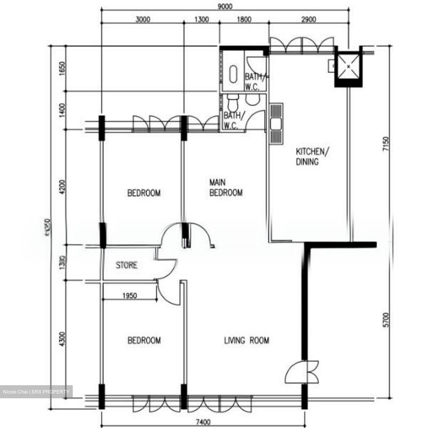 Blk 1A The Pinnacle@Duxton (Bukit Merah), HDB 4 Rooms #498254841